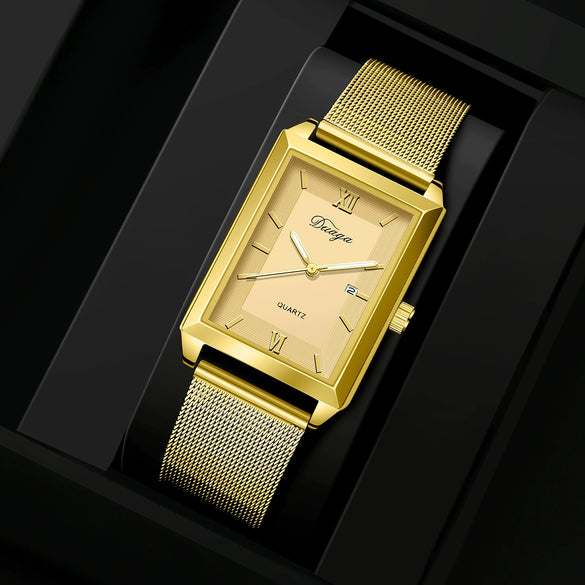 Men's Alloy Casual Quartz Rectangular Watch