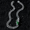 Men's Alloy Cuban Chain Hip Hop Geometric Diamond Necklace