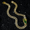Men's Alloy Cuban Chain Hip Hop Geometric Diamond Necklace