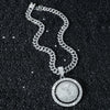 Men's Alloy Cuban Chain Hiphop Style Angel Pendant Necklace With Cartoon Characters And Electroplating