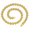 Men's Alloy Cuban Chain Necklace Set With Diamonds Geometric Style Hip Hop