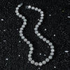 Men's Alloy Cuban Chain Necklace Set With Diamonds Geometric Style Hip Hop