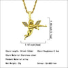 Men's Alloy Diamond Geometric Pendant Necklace With Twist Chain