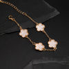 Men's Alloy Electroplated Leaves And Flowers Bracelet
