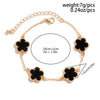 Men's Alloy Electroplated Leaves And Flowers Bracelet