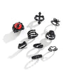 Men's Alloy Geometric Baking Varnish Hip Hop Punk Ring
