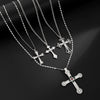 Men's Alloy Geometric Cross Handmade Necklace