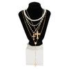 Men's Alloy Geometric Cross Handmade Pendant Necklace Jewelry