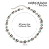 Men's Alloy Geometric Handmade Hiphop Fashion Diamondencrusted Necklace