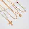 Men's Alloy Geometric Handmade Hiphop Fashion Sun Pendant Clavicle Chain Necklace Jewelry