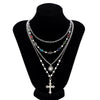 Men's Alloy Geometric Handmade Hiphop Fashion Sun Pendant Clavicle Chain Necklace Jewelry