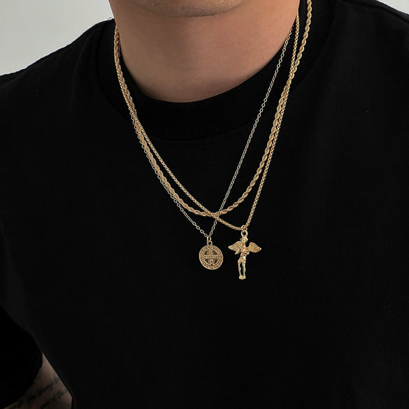 Men's Alloy Geometric Handmade Pendant Necklace Jewelry