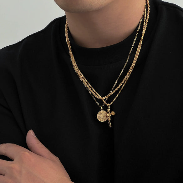 Men's Alloy Geometric Handmade Pendant Necklace Jewelry