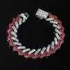 Men's Alloy Geometric Hip Hop Diamondembedded Bracelet