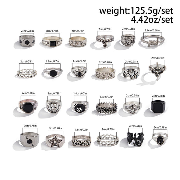 Men's Alloy Geometric Jewelry Ring With Electroplating