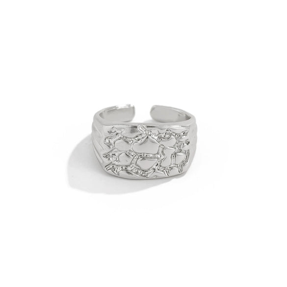 Men's Alloy Geometric Minimalist Hiphop Fashion Ring With Electroplating Design