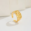 Men's Alloy Geometric Minimalist Hiphop Fashion Ring With Electroplating Design