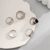 Men's Alloy Geometric Old Style Ring Set