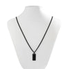 Men's Alloy Geometric Pendant Sweater Chain Necklace With Electroplating Treatment