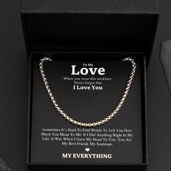 Men's Alloy Geometric Regular Chain Handmade Necklace