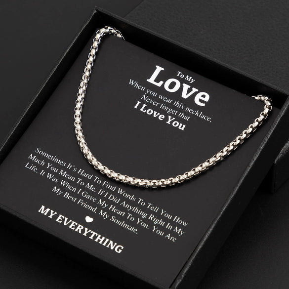 Men's Alloy Geometric Regular Chain Handmade Necklace