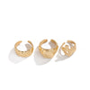 Men's Alloy Geometric Ring With Electroplating Light Luxury Niche Highend Retro Style