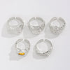 Men's Alloy Geometric Style Electroplated Ring Jewelry