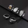 Men's Alloy Geometric Style Electroplated Ring Jewelry