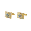Men's Alloy Geometric Zircon Cufflinks