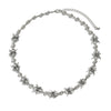 Men's Alloy Handmade Geometric Animal Style Spider Round Bead Stitching Necklace And Snake Bone Chain