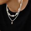 Men's Alloy Handmade Geometric Shell Beaded Turtle Necklace Jewelry