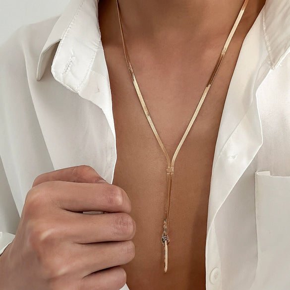 Men's Alloy Handmade Geometric Snake Necklace