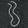 Men's Alloy Hip Hop Geometric Diamond Set Necklace Cuban Chain