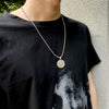 Men's Alloy Jewelry With Geometric Pattern And Electroplating Treatment Box Chain Necklace