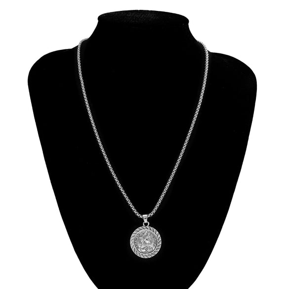Men's Alloy Jewelry With Geometric Pattern And Electroplating Treatment Box Chain Necklace