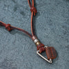 Men's Alloy Leather Retro Simple Geometric Triangle Necklace Jewelry