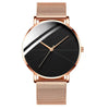 Men's Alloy Mesh Band Casual Round Dial Quartz Watch