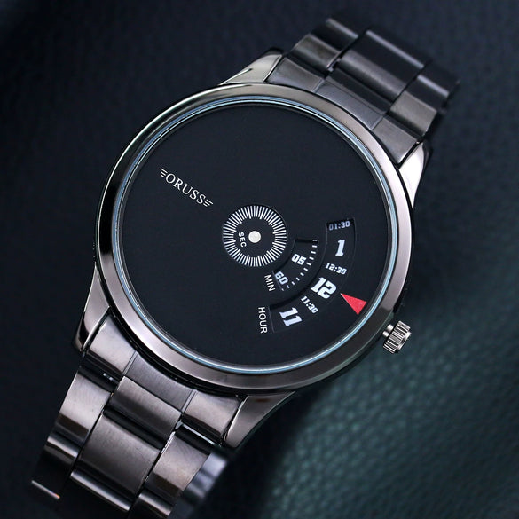 Men's Alloy Mesh Belt Waterproof Fashion Watch