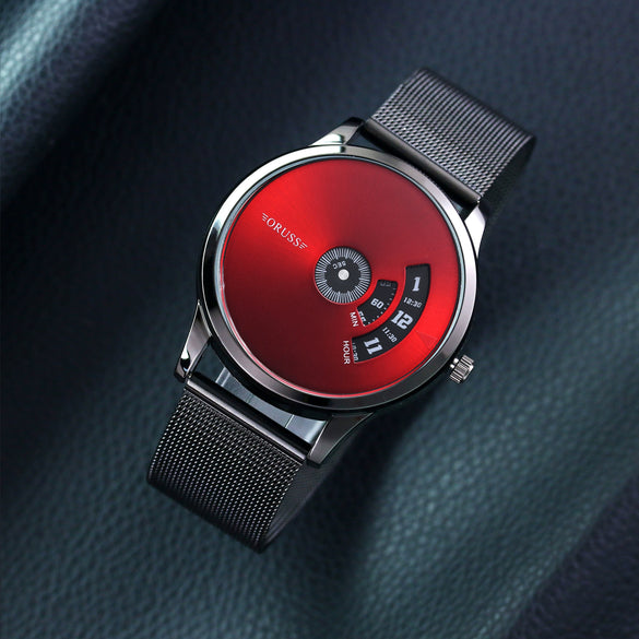 Men's Alloy Mesh Belt Waterproof Fashion Watch