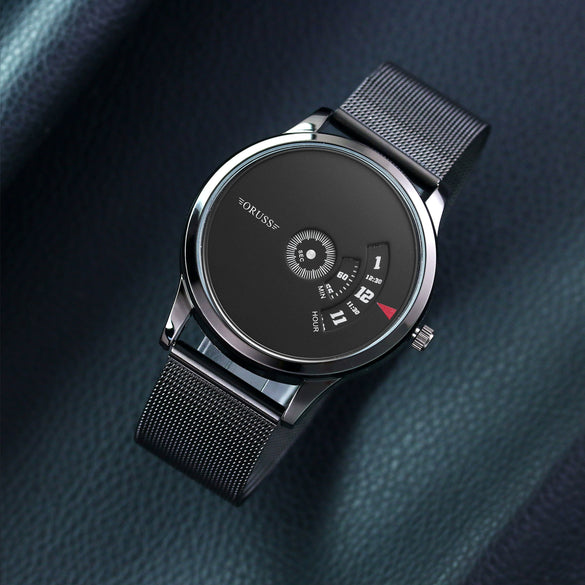 Men's Alloy Mesh Belt Waterproof Fashion Watch