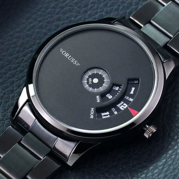 Men's Alloy Mesh Belt Waterproof Fashion Watch