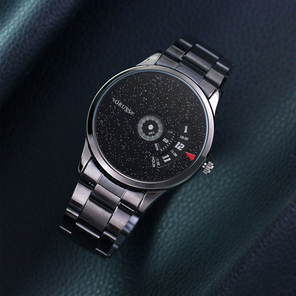 Men's Alloy Mesh Belt Waterproof Fashion Watch