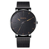 Men's Alloy Mesh Strap Quartz Watch With Colorful Round Dial And Ordinary Crown