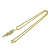Men's Alloy Pendant Necklace With Diamond And Geometric Design Twist Chain