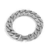 Men's Alloy Rhinestone Geometric Bracelet Trendy Hip Hop Style