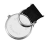 Men's Alloy Rose Gold Buckle Casual Round Dial Quartz Pocket Hanging Watch