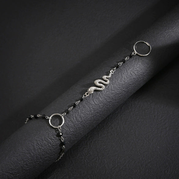 Men's Alloy Snake Handmade Bracelet With Animal Zodiac Pattern