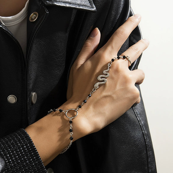 Men's Alloy Snake Handmade Bracelet With Animal Zodiac Pattern
