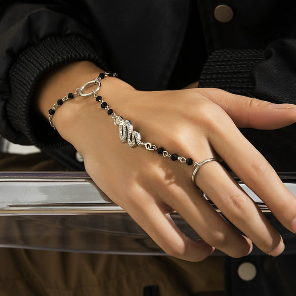 Men's Alloy Snake Handmade Bracelet With Animal Zodiac Pattern