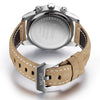 Men's Alloy Sports Watch With Round Dial Simple Pin Buckle Mineral Reinforced Glass Mirror Spiral Crown Belt Strap Stainless Steel Buckle Waterproof And Luminous